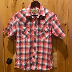 WRANGLER RETRO WESTERN SHIRT, mens size L large